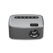 Projecteur LED Portable 400 Lumens HD Home Cinéma Supporte USB HDMI Argent YONIS