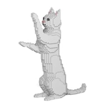 Chat blanc debout | JEKCA | 14 ans et +