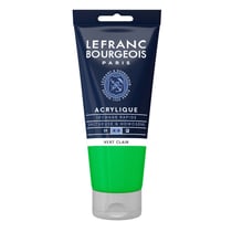 Peinture acrylique - Vert clair - 556 - Fine - Lefranc Bourgeois - Tube 80ml