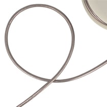 Bobine Cordon simili métal Gris foncé