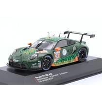 Voiture Miniature - IXO - PORSCHE 911 RSR - Échelle 1/43 - Le Mans 2022 - Vert/Orange