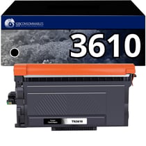 TN3610 - Toner Brother TN3610 Noir compatible HL-L5210DW MFC-L5710DN - 123CONSOMMABLES
