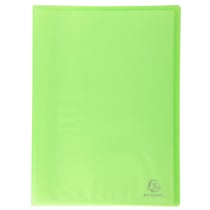 Protège-documents en polypropylène semi rigide Chromaline 80 vues - A4 - Vert - x 12 - Exacompta