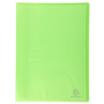 Protège-documents en polypropylène semi rigide Chromaline 60 vues - A4 - Vert - x 12 - Exacompta