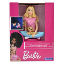 Réveil avec veilleuse Barbie en 3D