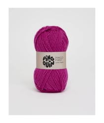 Fil à tricoter PINGO FIRST - Pingouin - certifié Oeko-Tex Fuchsia Rose