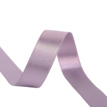 Bobine 40m ruban satin double face fabriqué en France gris rose