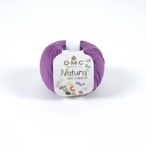 Fil DMC Natura Violet prune n°59 - 50 gr
