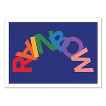 Affiche 30x40 cm -Rainbow - Rosi Feist