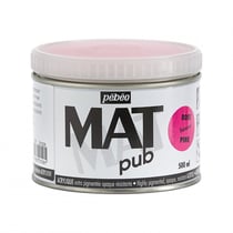 Peinture acrylique - Extra mate - Rose fluo - Pébéo - Mat Pub - 500ml