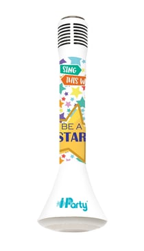 Micro Karaoké sans fil avec enceinte Bluetooth iParty