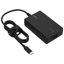 Belkin Chargeur GaN USB-C 100W pour Ordinateur Portable et MacBook Noir