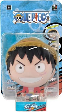Figurine Extensible 10 cm - CICABOOM Elastikorps HeroPop - One Piece Luffy