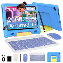 Tablette enfant KOTSREN Android 15 Bleu 10.1 pouces