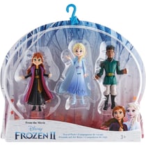 Coffret reine des neiges ii 3 poupées : elsa anna mattias - disney frozen mini poupées - hasbro - e6912