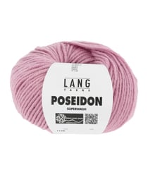 Pelote de laine Vierge Poseidon - Lang Yarns 09 Rose