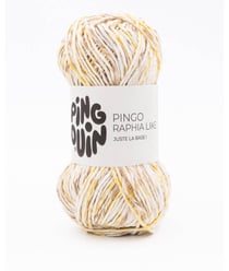 Découvrez le Fil Pingo Raphia Like de Pingouin : Un Must-Have pour Vos Projets de Décoration et d'Accessoires Multicolore Sunny