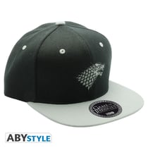 Game Of Thrones - Casquette snapback Noir & Gris Stark