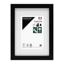 Cadre photo Wild noir 13x18 cm avec passe-partout 9x13 cm