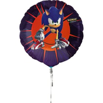 Ballon Aluminium Hélium Sonic Prime - Ø 45 cm