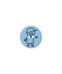 Carte de 3 boutons Garçon polyester 15mm - Prym Bleu Ciel