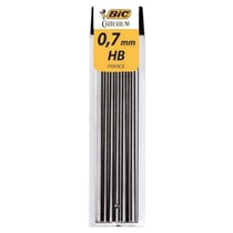 Mine de rechange pour porte-mine BIC - Mines CRITERIUM HB 0,7 mm - Lot de 12 étuis