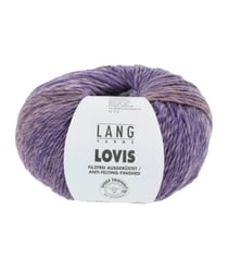 Pelote à tricoter 100% Laine Vierge LOVIS - Lang Yarns 0006 violet