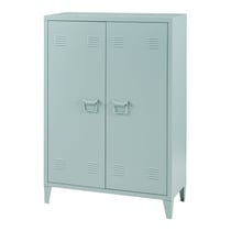 Casier de bureau métallique à 2 portes 110 x 75 x 33