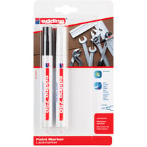 Marqueur Peinture 750 blister de 2 noir-blanc 2-4 mm EDDING