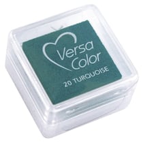 Tampon encreur "Versacolor", turquoise, 2,5x2,5 cm