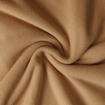 Tissu Polaire doux Grand Froid Camel