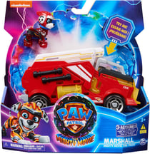 Figurine à jouer - Paw Patrol - La Pat' Patrouille - Véhicule + Figurine Marcus La Super Patrouille - Le Film