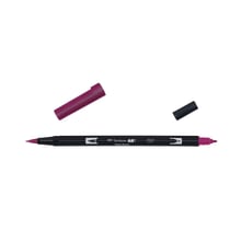 Lot de 6 feutres double pointe aquarellables - TOMBOW - Rouge porto