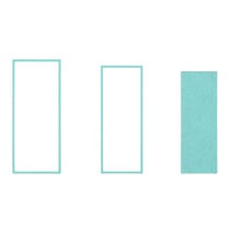 Matrices de découpe Nellie's Choice - Rectangle Branches et Baies - 3 pièces