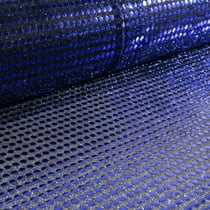 Tissu Jersey Paillettes Bleu Roi sur fond Noir