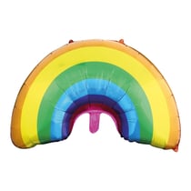 Ballon aluminium arc-en-ciel