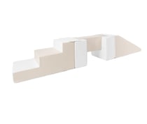 Passerelle 5 blocs blanc cappuccino - Velinda - Beige