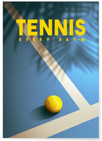 Affiche 'Tennis' | A3 : 29,7x42cm