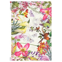 1 feuille de papier de riz 22.5 x 32 cm découpage collage Paper Designs FLEUR OISEAU PAPILLON 0235