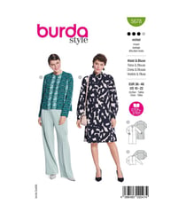 Patron Burda 5678 - Robe et chemisier taille n°FR 36-48