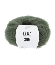 Pelote de Laine, Alpaga et Soie à tricoter ZEN - 25GR - Lang Yarns 0098 vert