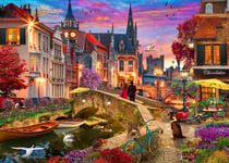 Puzzle 1000 pièces - Soirée sur le Canal - Bluebird Puzzle