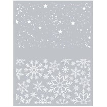 Pochoir pâte polymère Noël 11,4 x 15,3 cm
