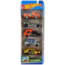 Pack de 5 vehicules hot wheels : hw getaways - mattel - htv46 - set voitures miniatures