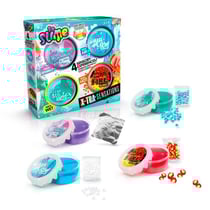 SO SLIME DIY - Xtra Sensation Multipack- Avec 4 slimes a sensations et décorations - SSC 308