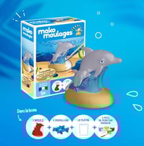 Mako moulages Le dauphin et son bébé