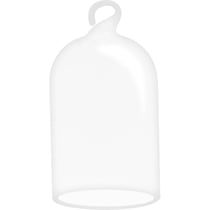 2 cloches en verre 9 cm - Artemio