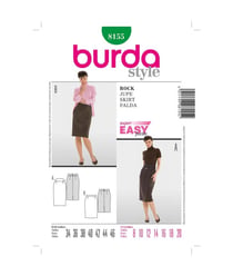 Patron Burda 8155 Jupe taille n°FR 34-46