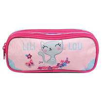Trousse scolaire 2 compartiments Lili Lou Rose – BAGTROTTER