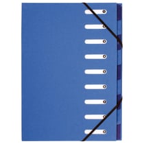 Trieur HARMONIKA® Forever 9 compartiments - Bleu clair - x 6 - Exacompta